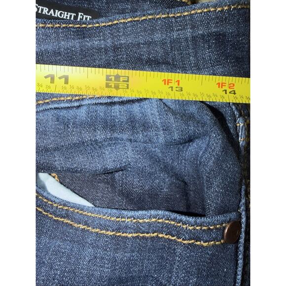 Judy Blue Straight Fit High Rise Dark Wash Jeans 9/29 - Picture 5 of 9